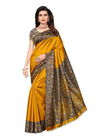 Yellow Colour Exclusive Party Wear Bhagalpuri Printed Saree B-005
